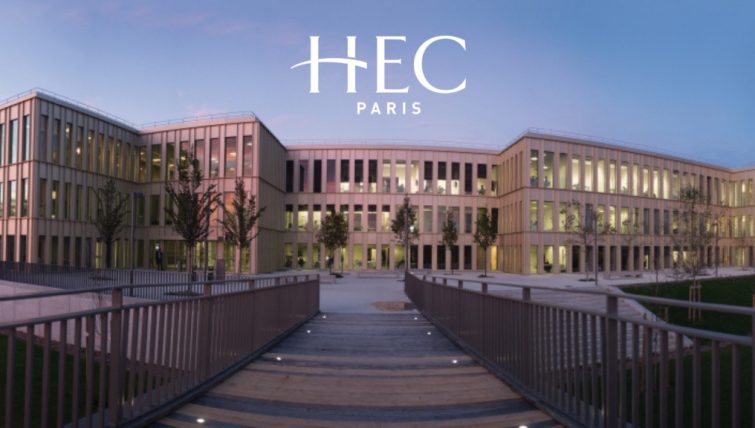 HEC Paris campus building in Jouy-en-Josas France with modern infrastructure